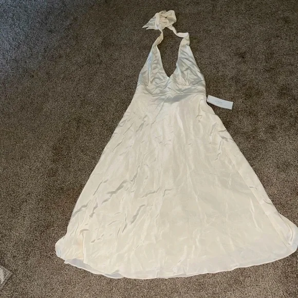 J. Crew Ivory Halter Dress J. Crew Ivory Halter Dress